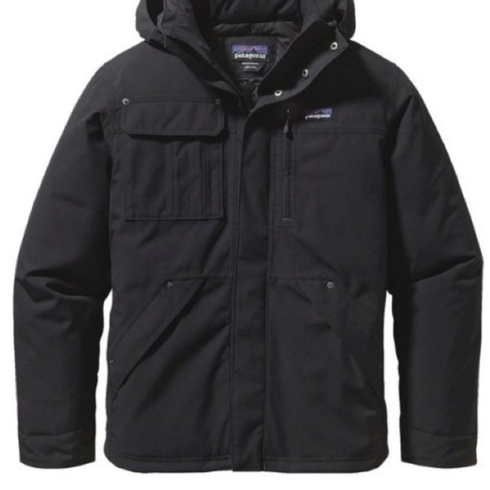 Patagonia Black Hooded Insulated Jacket